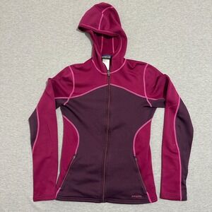 Patagonia Women's Capilene 4 Expedition Weight FullZip Hoody Magenta Plum Medium